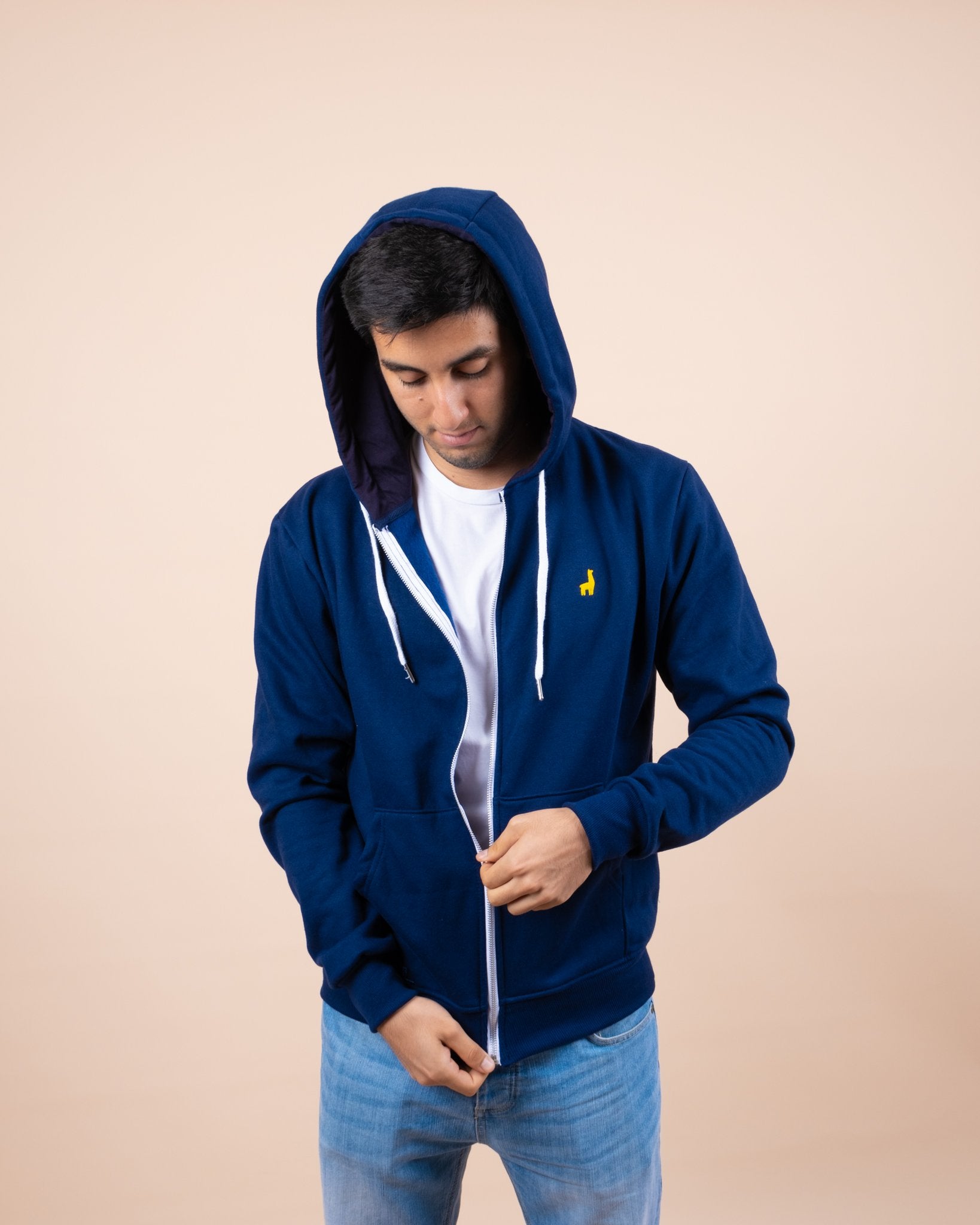 Blue Hoodie Jacket