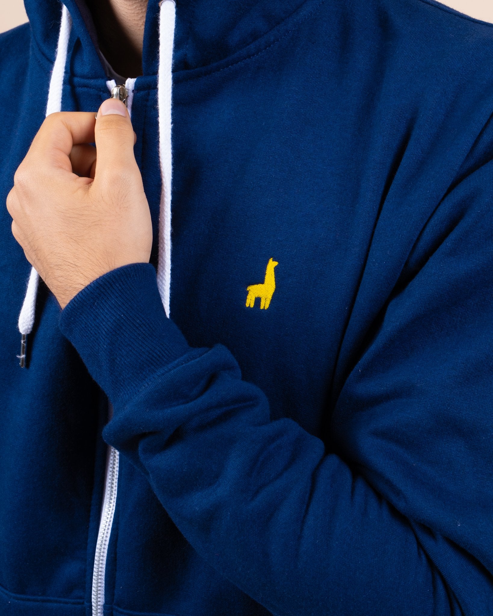 Blue Hoodie Jacket