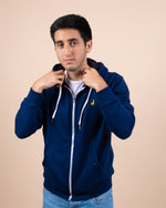 Load image into Gallery viewer, Blue Hoodie Jacket
