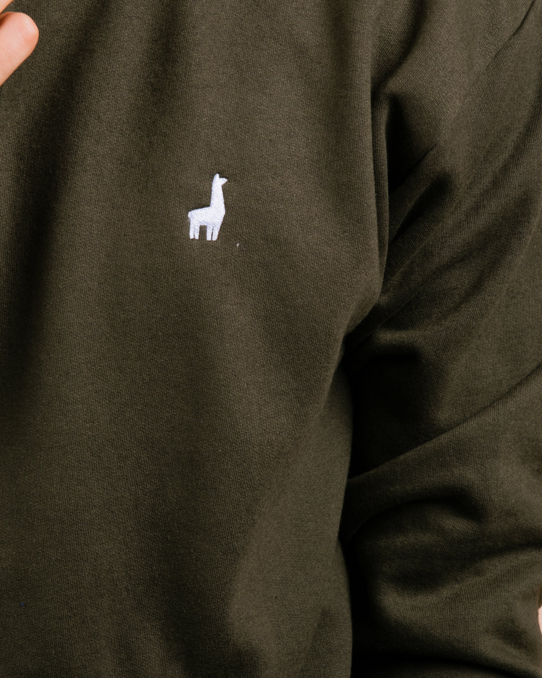 Military Green Hoodie Sweatshirt