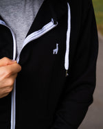 Load image into Gallery viewer, Black Hoodie Jacket
